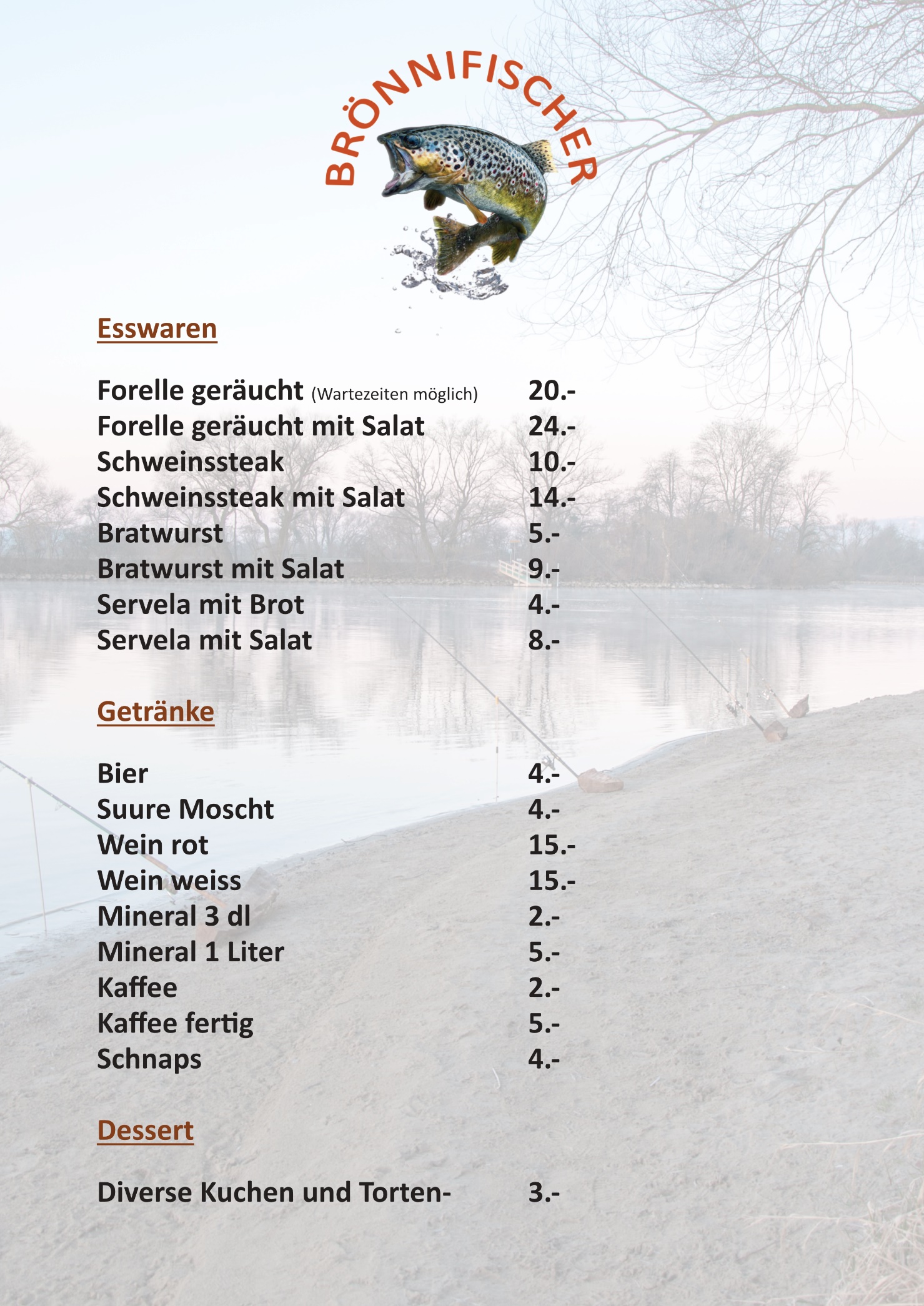 Preisliste 16. März 2024